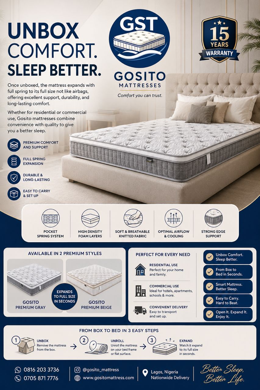 ROSY NIGHT MATTRESS,Sleep Better. Live Better, Premium mattress engineered for comfort, dutability, and healthy sleep.